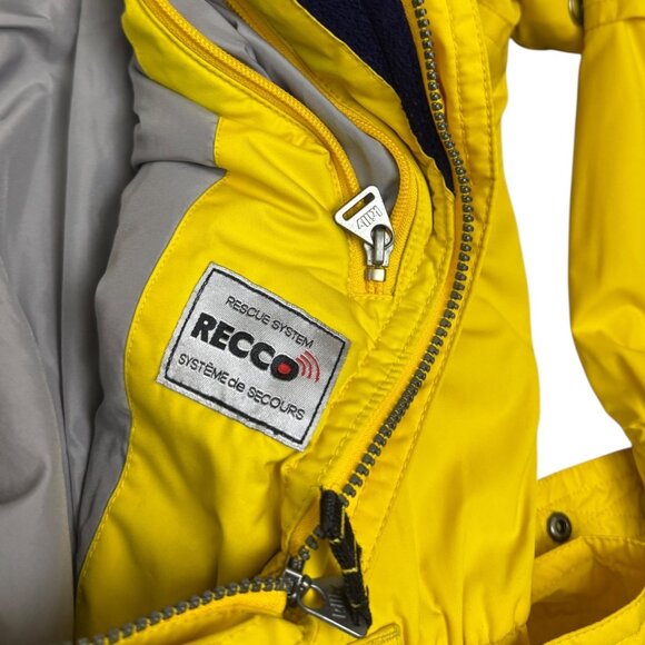 KILLY Vintage 90s Yellow One Piece Ski Snowboard Winter Snow Suit Mens Large - Picture 4 of 12